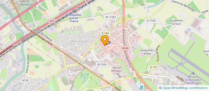 localisation de l'entreprise P3G INGENIERIE à MONTPELLIER