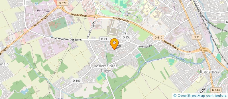 localisation de l'entreprise P3H INNOVATION  ROSIERES-PRES-TROYES