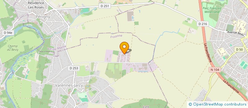 localisation de l'entreprise P3J  VARENNES-JARCY