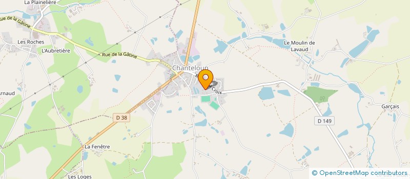 localisation de l'entreprise P3LA  CHANTELOUP