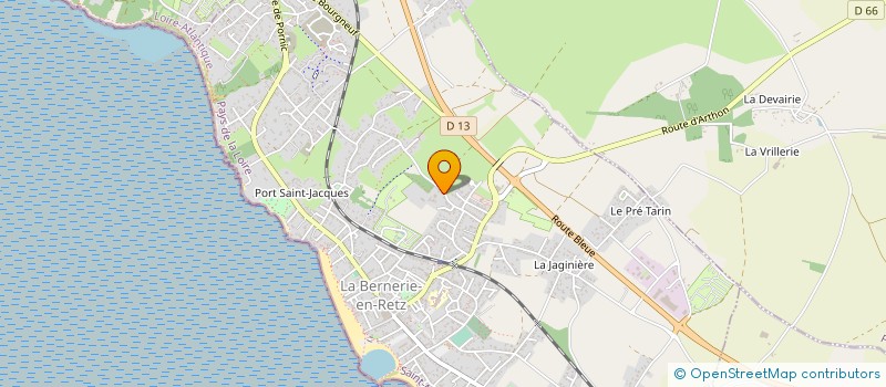 localisation de l'entreprise P3M  LA BERNERIE-EN-RETZ