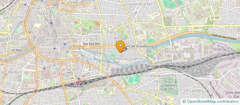 localisation de l'entreprise P3M  RENNES