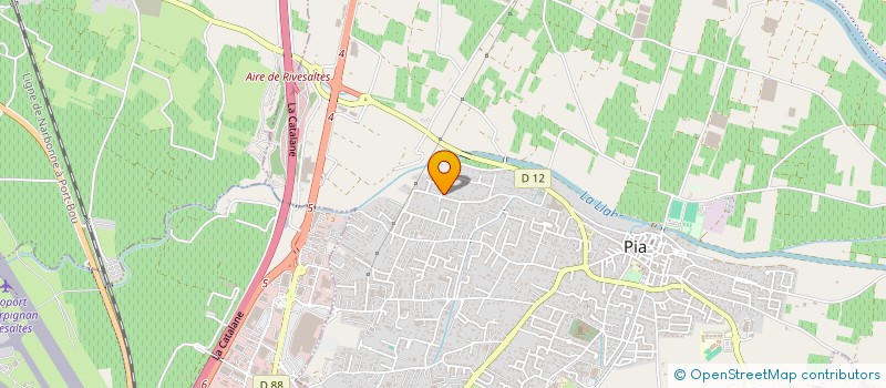 localisation de l'entreprise P4  PIA