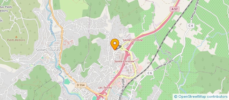 localisation de l'entreprise P400  SOLLIES-PONT