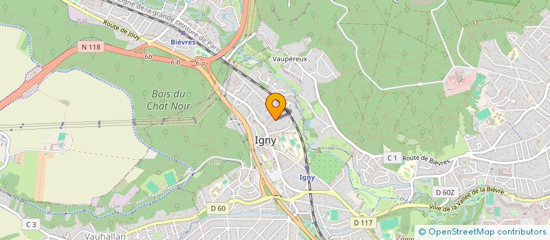 localisation de l'entreprise P7A CONSULTING  IGNY