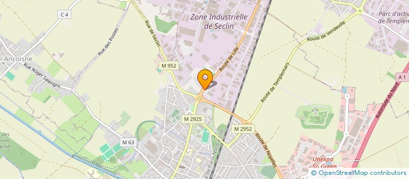 localisation de l'entreprise P8NTHOUSE à SECLIN
