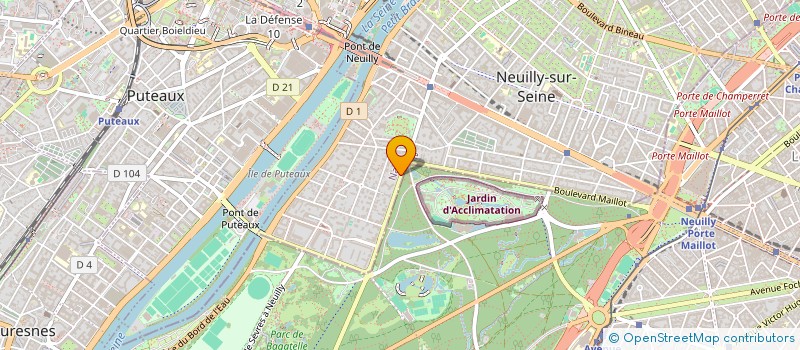 localisation de l'entreprise PA 2J à NEUILLY-SUR-SEINE