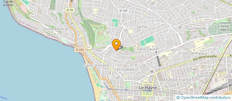 localisation de l'entreprise PA.CA  LE HAVRE