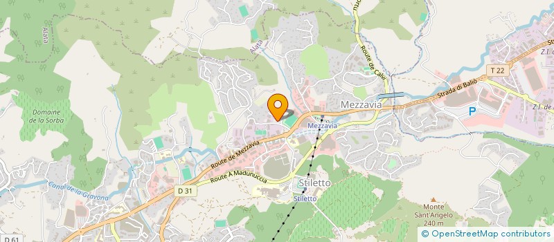 localisation de l'entreprise PA CARROSSERIE  AJACCIO