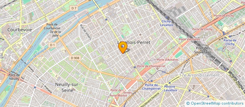 localisation de l'entreprise PA CONSEILS à LEVALLOIS-PERRET