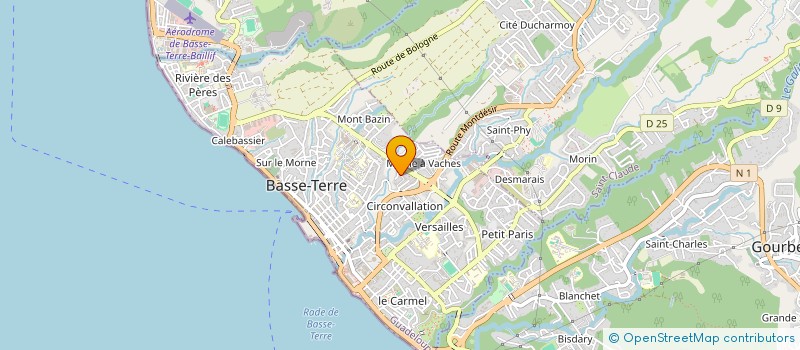 localisation de l'entreprise PA-DOMI à BASSE-TERRE