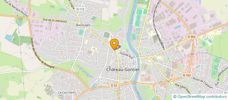 localisation de l'entreprise PA DOUGLAS  CHATEAU-GONTIER-SUR-MAYENNE