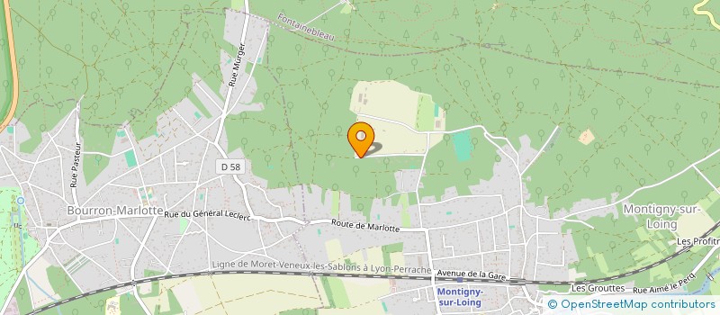 localisation de l'entreprise PA-E  MONTIGNY-SUR-LOING