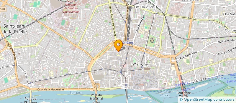 localisation de l'entreprise PA ETANCHE  ORLEANS