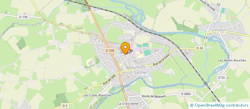 localisation de l'entreprise PA FINANCES  LA MILESSE