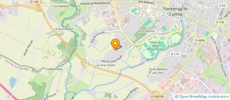 localisation de l'entreprise PA FINANCES à FONTENAY-LE-COMTE