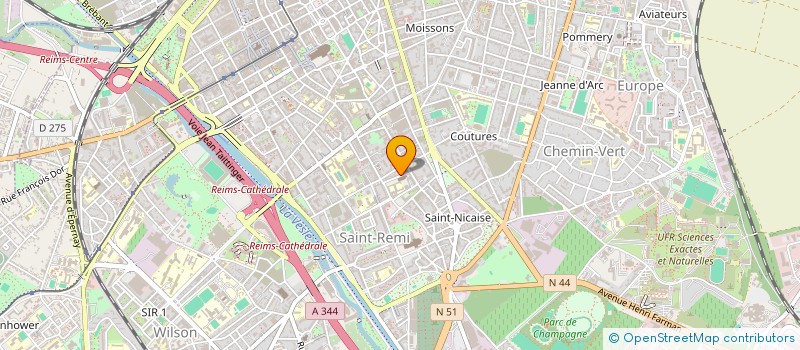 localisation de l'entreprise PA HOLDING  REIMS