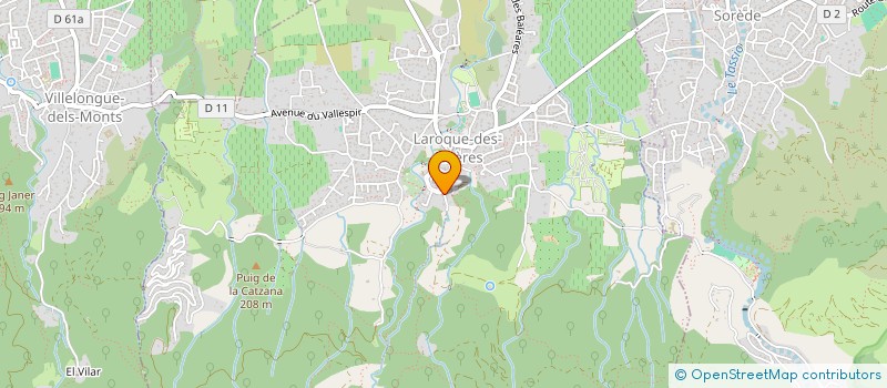 localisation de l'entreprise PA JJWP  LAROQUE-DES-ALBERES