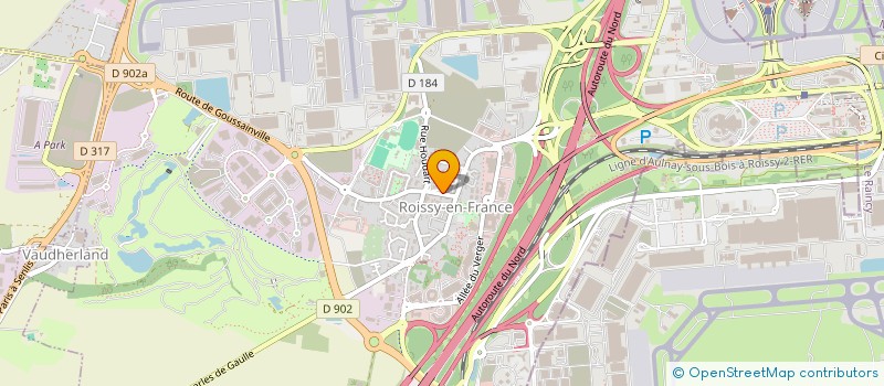 localisation de l'entreprise PA JO  ROISSY-EN-FRANCE