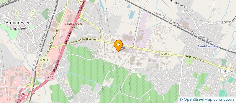 localisation de l'entreprise PA LA 71  SAINT-LOUBES