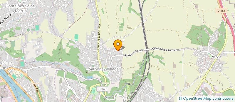 localisation de l'entreprise PA.MA  CONSEIL ET MANAGEMENT EN IMMOBILIER  SATHONAY-VILLAGE