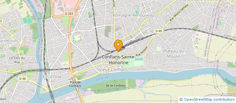 localisation de l'entreprise PA MARKETINGS  CONFLANS-SAINTE-HONORINE