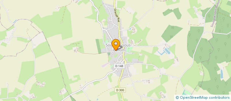 localisation de l'entreprise PA MARTINEAU  SOULIGNE-SOUS-BALLON