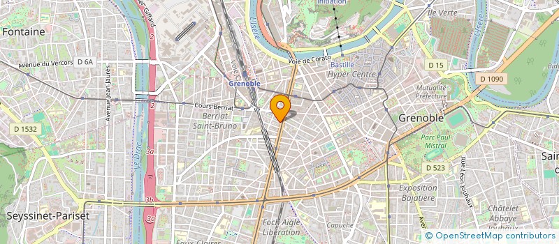 localisation de l'entreprise PA MAU VE à GRENOBLE