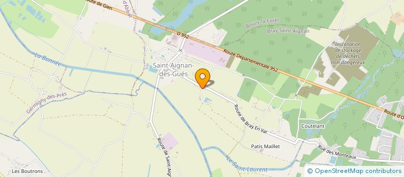 localisation de l'entreprise PA MENUISERIE à BRAY-SAINT-AIGNAN