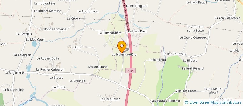 localisation de l'entreprise PA PASQUET  SAINT-SAUVEUR-DES-LANDES