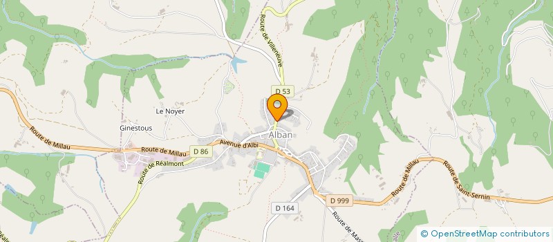 localisation de l'entreprise PA-QUITA  ALBAN