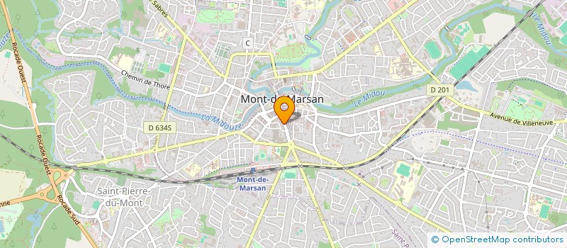 localisation de l'entreprise PA.RI 2037 à MONT-DE-MARSAN