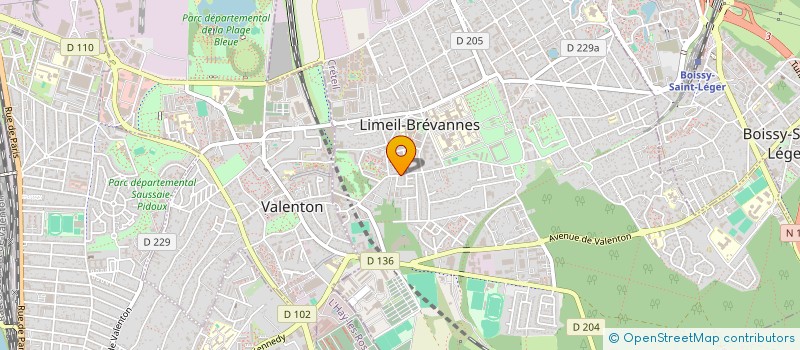 localisation de l'entreprise PA SERVICES à LIMEIL-BREVANNES