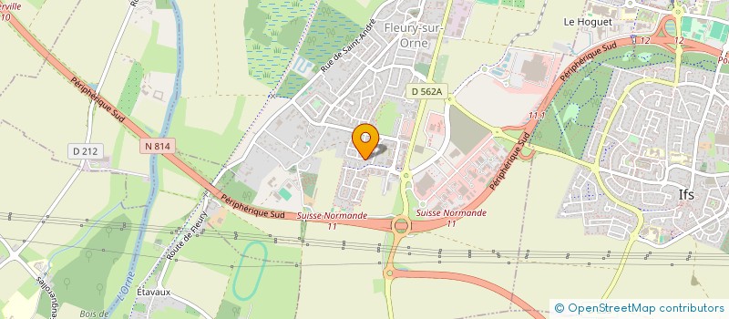 localisation de l'entreprise PA STACY  FLEURY-SUR-ORNE