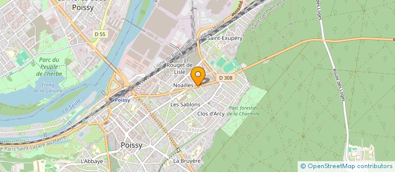 localisation de l'entreprise PA2 SERVICES  POISSY