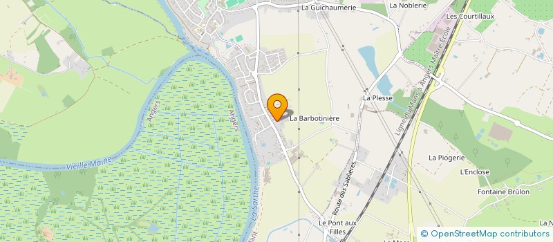 localisation de l'entreprise PA2C  LA CHAPELLE-SAINT-LAUD