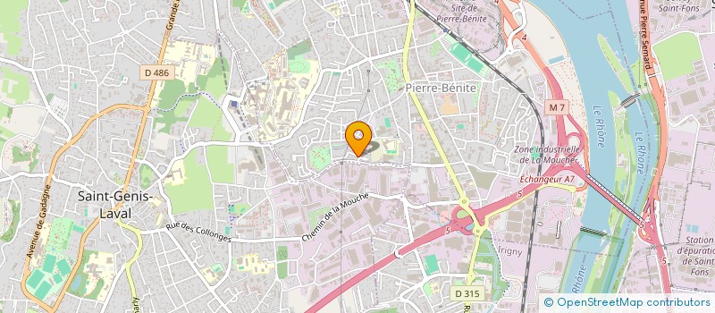 localisation de l'entreprise PA2H à OULLINS-PIERRE-BENITE