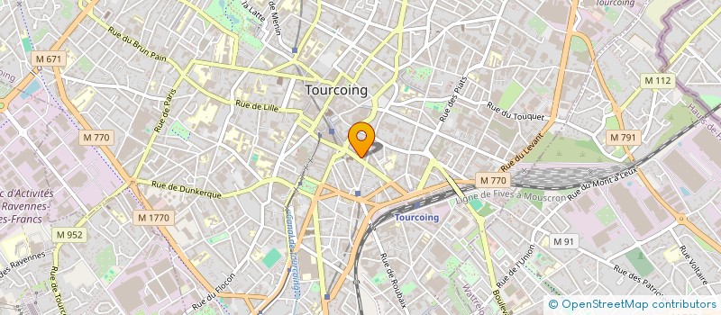 localisation de l'entreprise PA2O CONSEILS  TOURCOING