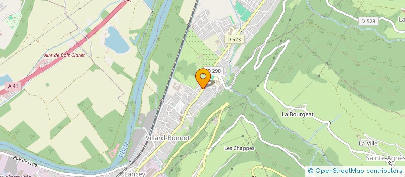 localisation de l'entreprise PA38 PERFORMANCE AUTO 38  VILLARD-BONNOT