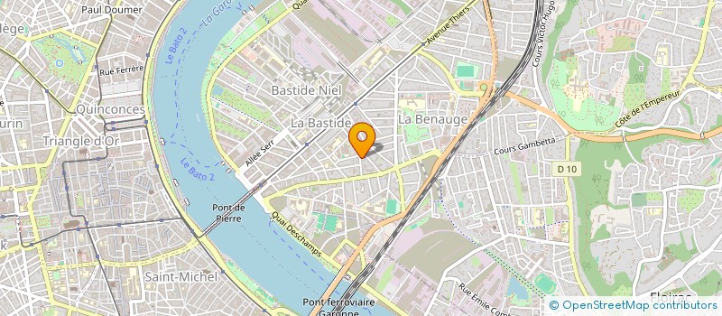 localisation de l'entreprise PAAATES BDX LAC  BORDEAUX