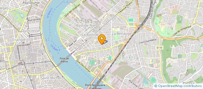 localisation de l'entreprise PAAATES LABO  BORDEAUX