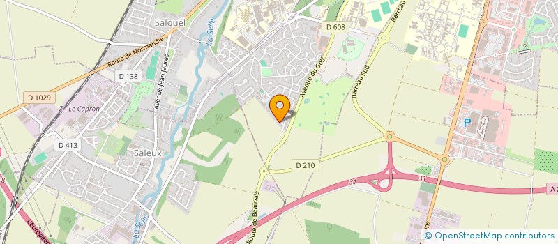 localisation de l'entreprise PAACCE  SALOUEL