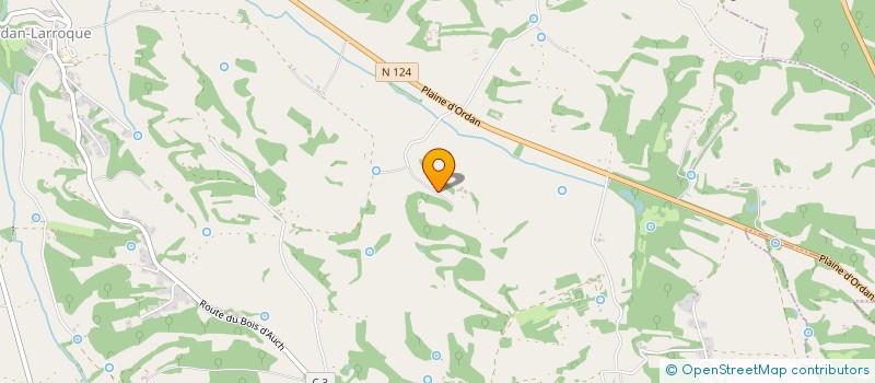 localisation de l'entreprise PAAG  ORDAN-LARROQUE