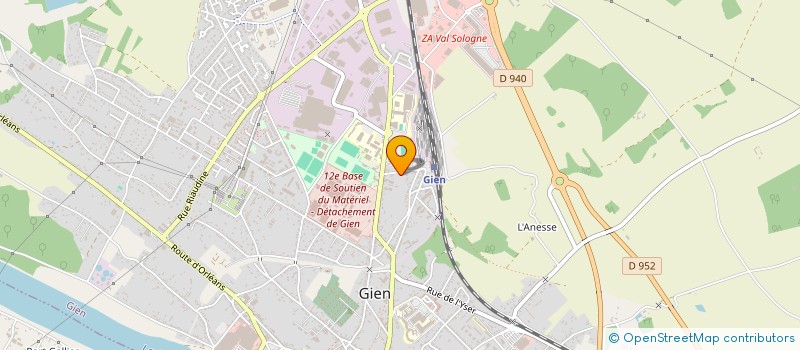 localisation de l'entreprise PAAL IMMO  GIEN