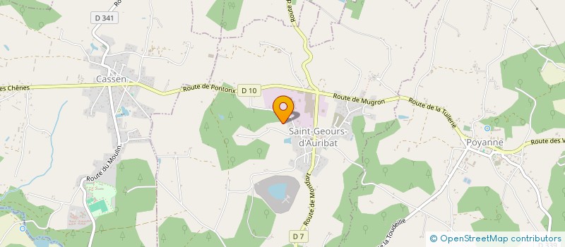 localisation de l'entreprise PAALAZ'  SAINT-GEOURS-D'AURIBAT