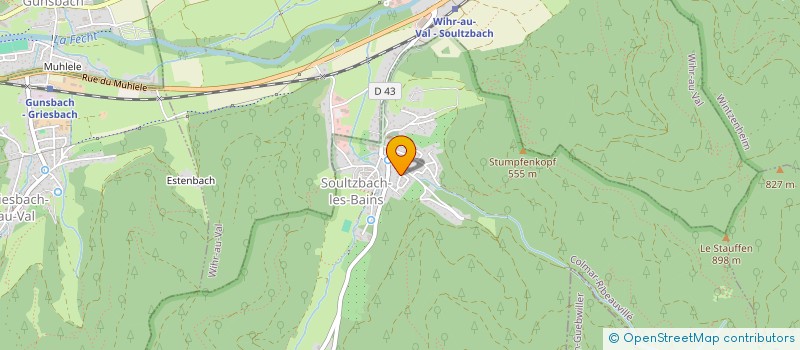 localisation de l'entreprise PAALMITO  SOULTZBACH-LES-BAINS