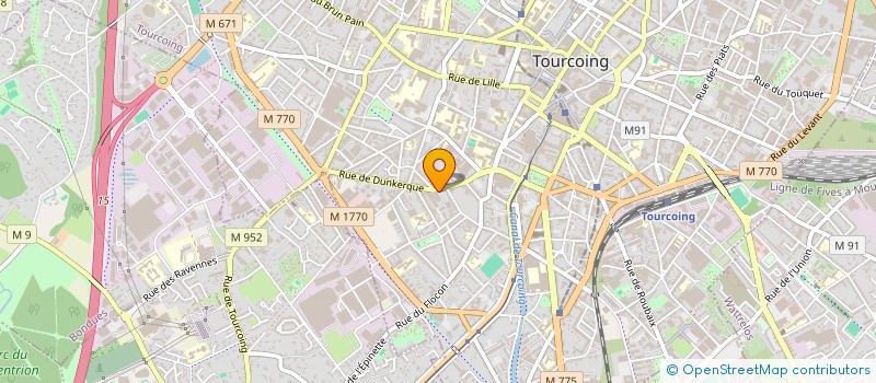 localisation de l'entreprise PAAM  TOURCOING