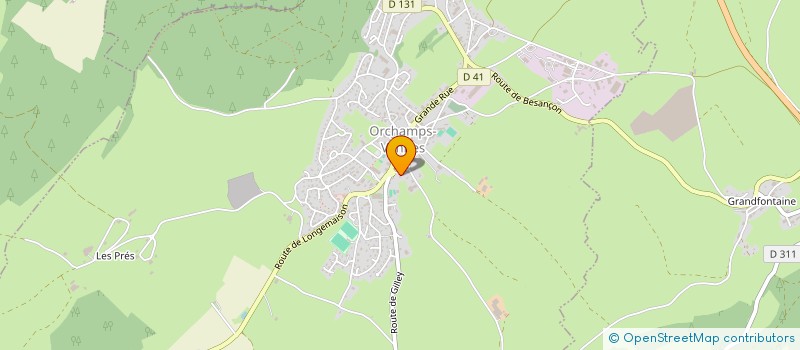 localisation de l'entreprise PAAMAS-MD  ORCHAMPS-VENNES