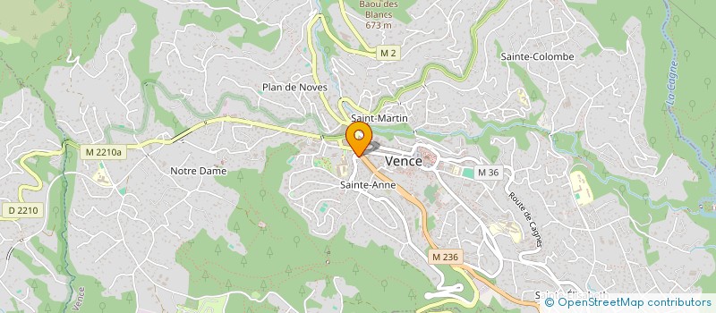 localisation de l'entreprise PAAP à VENCE