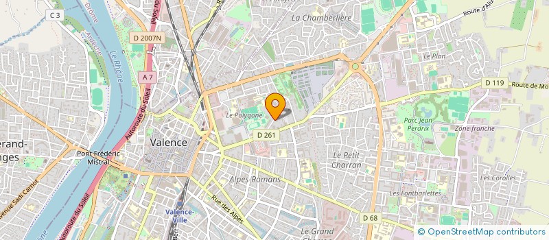 localisation de l'entreprise PAARD INVEST à VALENCE